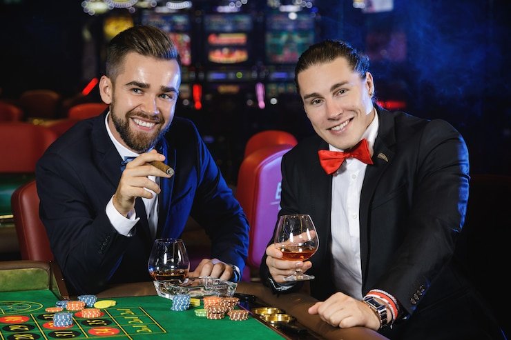 Antarmuka Mega Wheel di layar seluler dengan tombol spin besar dan tampilan roda